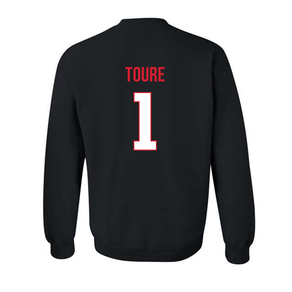Rutgers - NCAA Football : FamH Toure - Replica Shersey Crewneck Sweatshirt-1