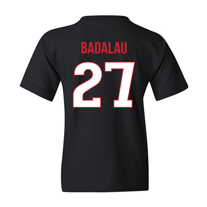 Rutgers - NCAA Men's Basketball : Denis Badalau - Replica Shersey Youth T-Shirt-1