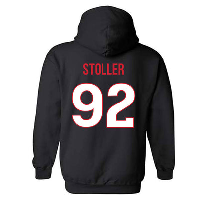 Rutgers - NCAA Men's Lacrosse : Cardin Stoller - Replica Shersey Hooded Sweatshirt-1