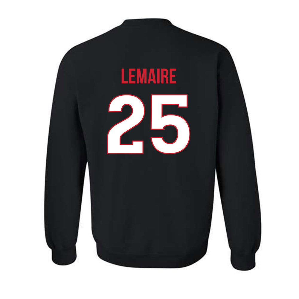 Rutgers - NCAA Men's Soccer : Cedric Lemaire - Replica Shersey Crewneck Sweatshirt-1