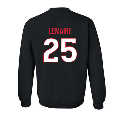 Rutgers - NCAA Men's Soccer : Cedric Lemaire - Replica Shersey Crewneck Sweatshirt-1