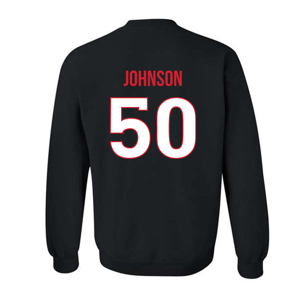 Rutgers - NCAA Softball : Dezaria Johnson - Replica Shersey Crewneck Sweatshirt-1