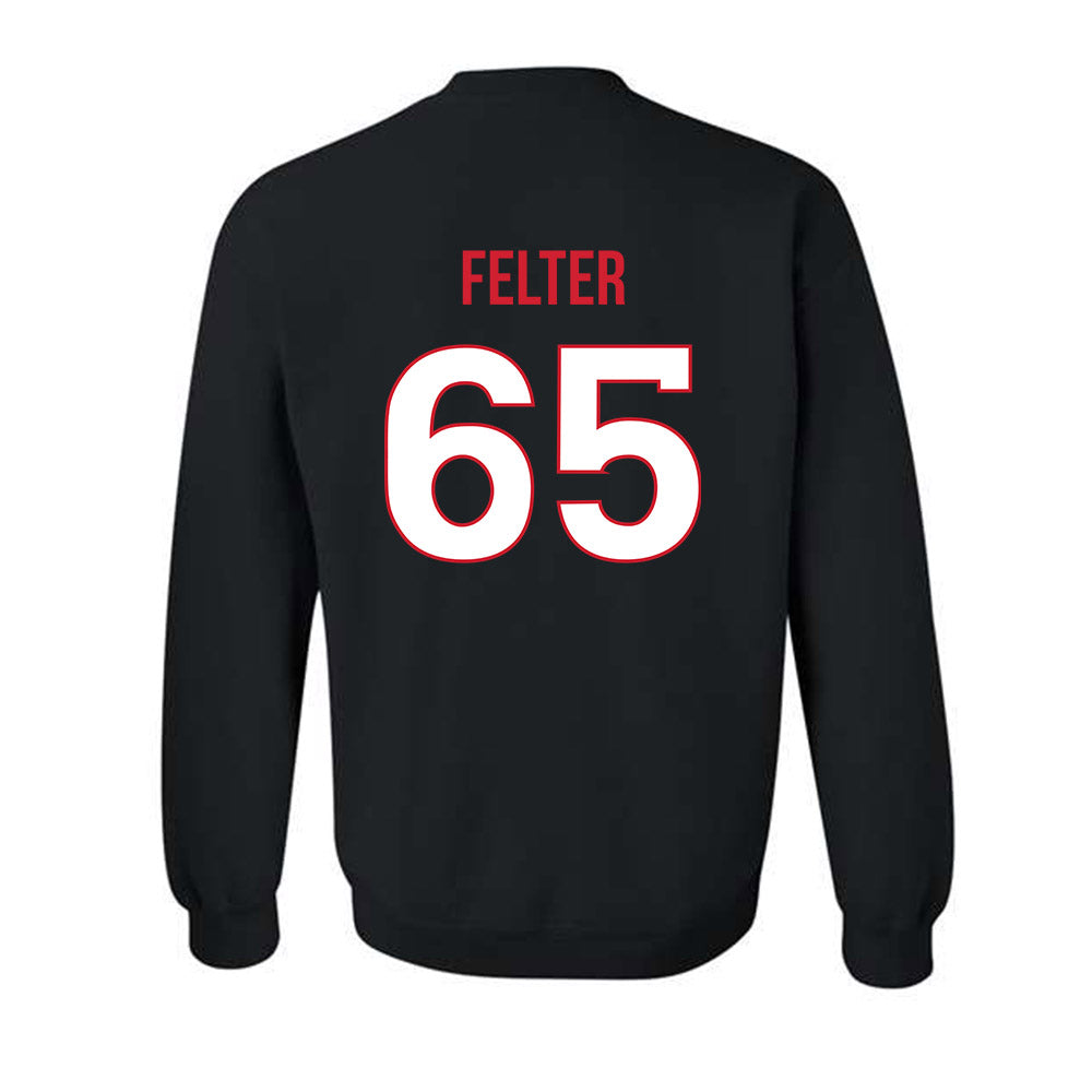 Rutgers - NCAA Football : Bryan Felter - Replica Shersey Crewneck Sweatshirt-1