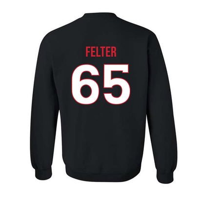 Rutgers - NCAA Football : Bryan Felter - Replica Shersey Crewneck Sweatshirt-1