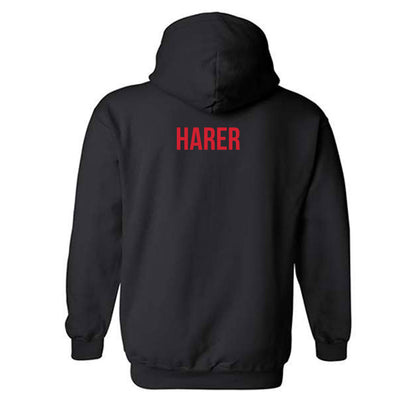 Rutgers - NCAA Wrestling : Conner Harer - Replica Shersey Hooded Sweatshirt-1