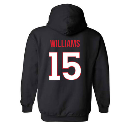 Rutgers - NCAA Football : Zilan Williams - Replica Shersey Hooded Sweatshirt-1
