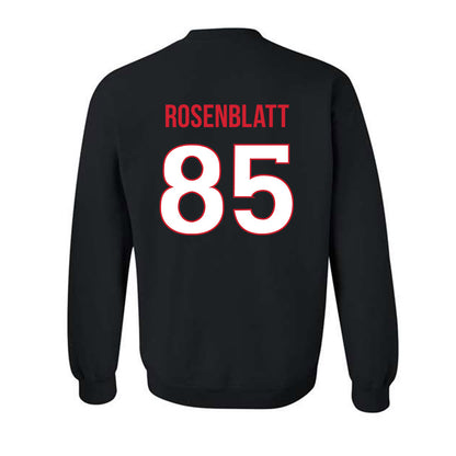 Rutgers - NCAA Football : Ben Rosenblatt - Replica Shersey Crewneck Sweatshirt-1