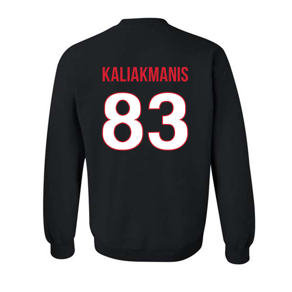 Rutgers - NCAA Football : Dino Kaliakmanis - Replica Shersey Crewneck Sweatshirt-1