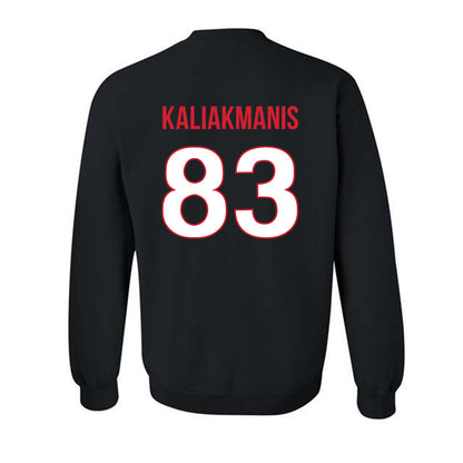 Rutgers - NCAA Football : Dino Kaliakmanis - Replica Shersey Crewneck Sweatshirt-1