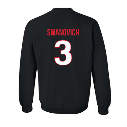 Rutgers - NCAA Women's Lacrosse : Samantha Swanovich - Replica Shersey Crewneck Sweatshirt-1