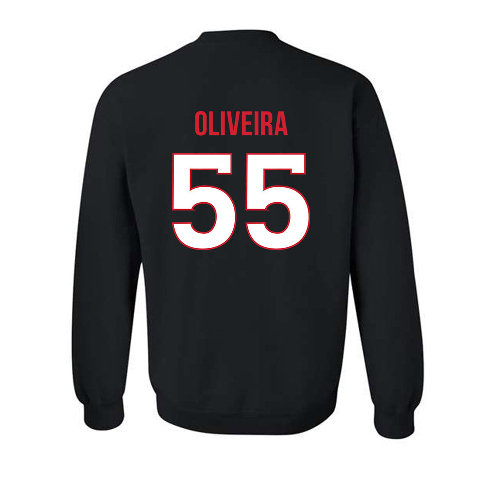 Rutgers - NCAA Football : Nicholas Oliveira - Replica Shersey Crewneck Sweatshirt-1
