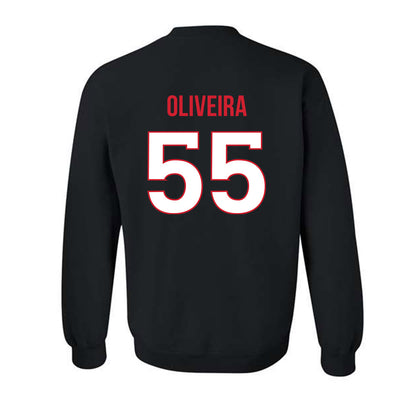 Rutgers - NCAA Football : Nicholas Oliveira - Replica Shersey Crewneck Sweatshirt-1