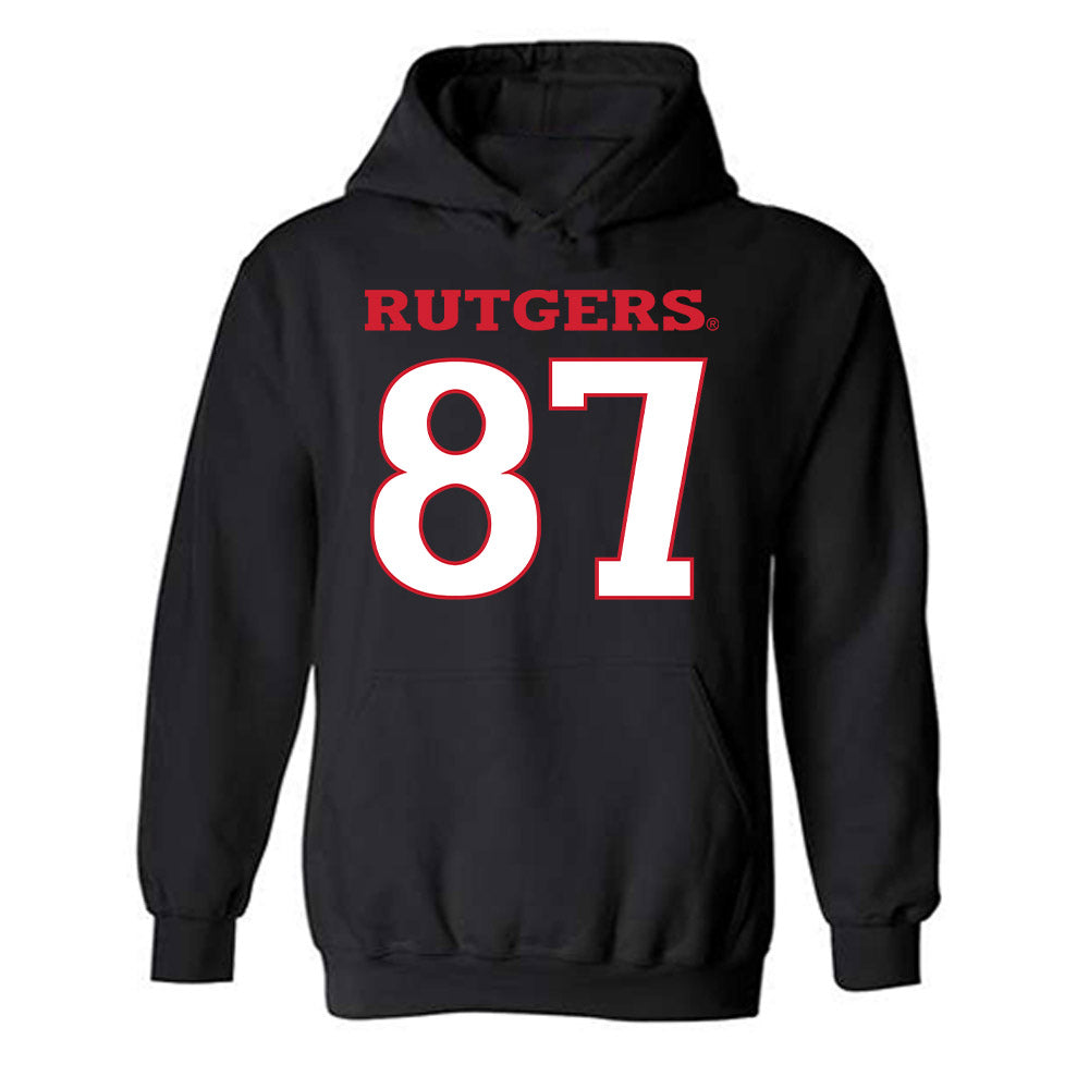 Rutgers - NCAA Football : Monte Keener - Replica Shersey Hooded Sweatshirt-0