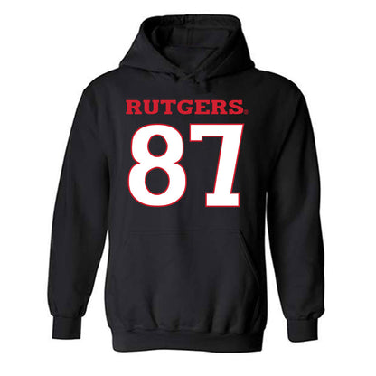 Rutgers - NCAA Football : Monte Keener - Replica Shersey Hooded Sweatshirt-0