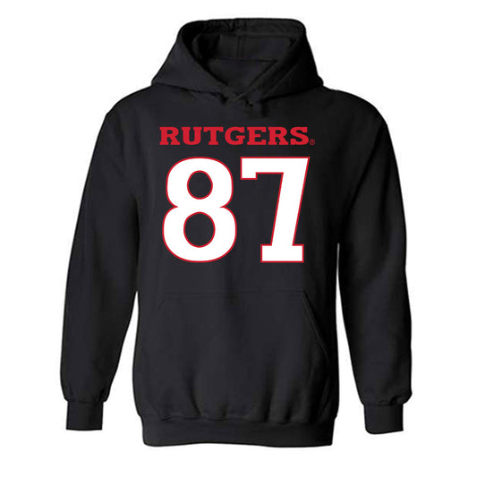 Rutgers - NCAA Football : Monte Keener - Replica Shersey Hooded Sweatshirt-0
