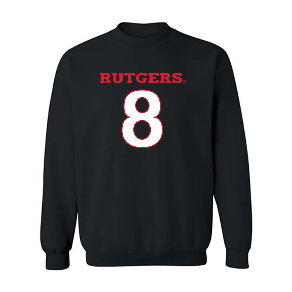 Rutgers - NCAA Baseball : Henry Radbill - Replica Shersey Crewneck Sweatshirt-0