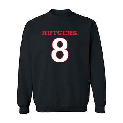 Rutgers - NCAA Baseball : Henry Radbill - Replica Shersey Crewneck Sweatshirt-0