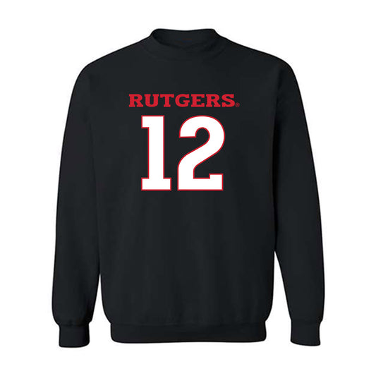 Rutgers - NCAA Football : Kenny Fletcher Kenny - Replica Shersey Crewneck Sweatshirt-0
