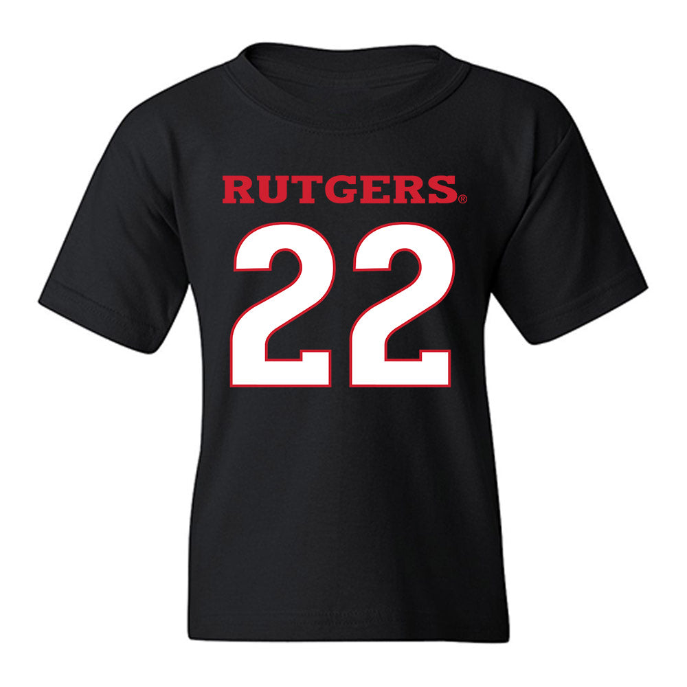 Rutgers - NCAA Men's Basketball : Emannuel Ogbole - Replica Shersey Youth T-Shirt-0