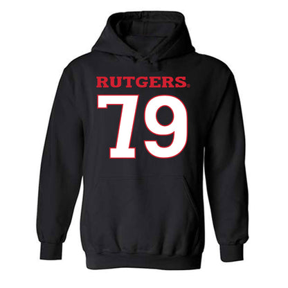 Rutgers - NCAA Women's Soccer : Adela Vasakova - Replica Shersey Hooded Sweatshirt-0