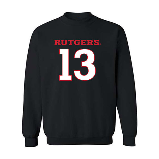 Rutgers - NCAA Baseball : Julius Rosado - Replica Shersey Crewneck Sweatshirt-0