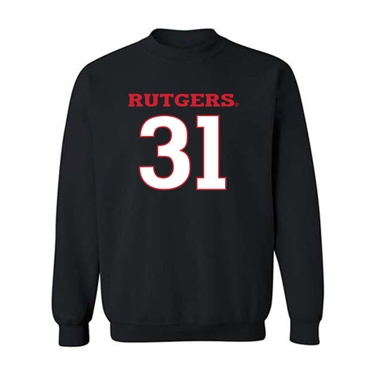 Rutgers - NCAA Football : Michael Robinson - Replica Shersey Crewneck Sweatshirt-0