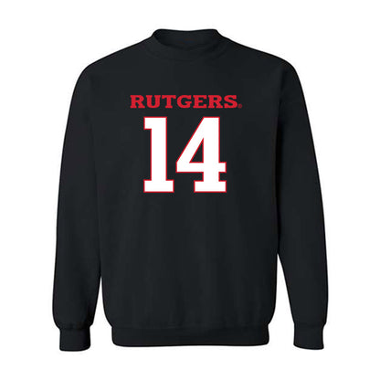 Rutgers - NCAA Football : Jordan Thompson - Replica Shersey Crewneck Sweatshirt-0