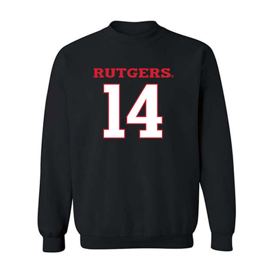 Rutgers - NCAA Football : Jordan Thompson - Replica Shersey Crewneck Sweatshirt-0