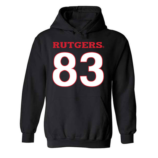 Rutgers - NCAA Football : Dino Kaliakmanis - Replica Shersey Hooded Sweatshirt-0
