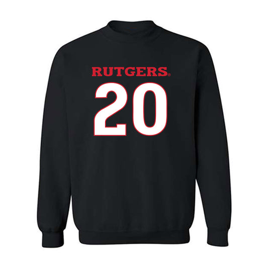 Rutgers - NCAA Football : Ja'shon Benjamin - Replica Shersey Crewneck Sweatshirt-0