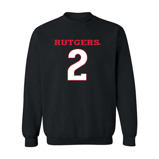 Rutgers - NCAA Men's Basketball : Lino Mark - Replica Shersey Crewneck Sweatshirt-0