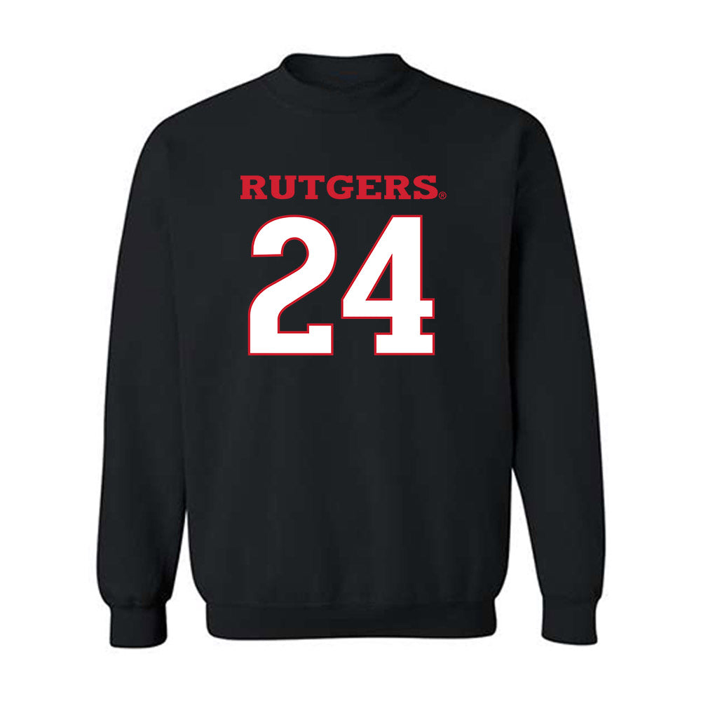Rutgers - NCAA Football : Kevin Levy - Replica Shersey Crewneck Sweatshirt-0