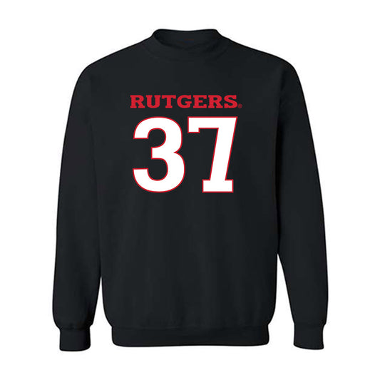 Rutgers - NCAA Baseball : Joe Mazza - Replica Shersey Crewneck Sweatshirt-0