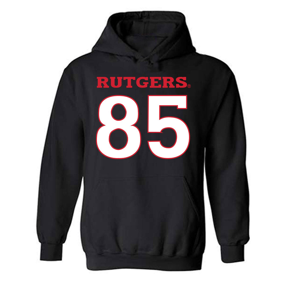 Rutgers - NCAA Football : Ben Rosenblatt - Replica Shersey Hooded Sweatshirt-0