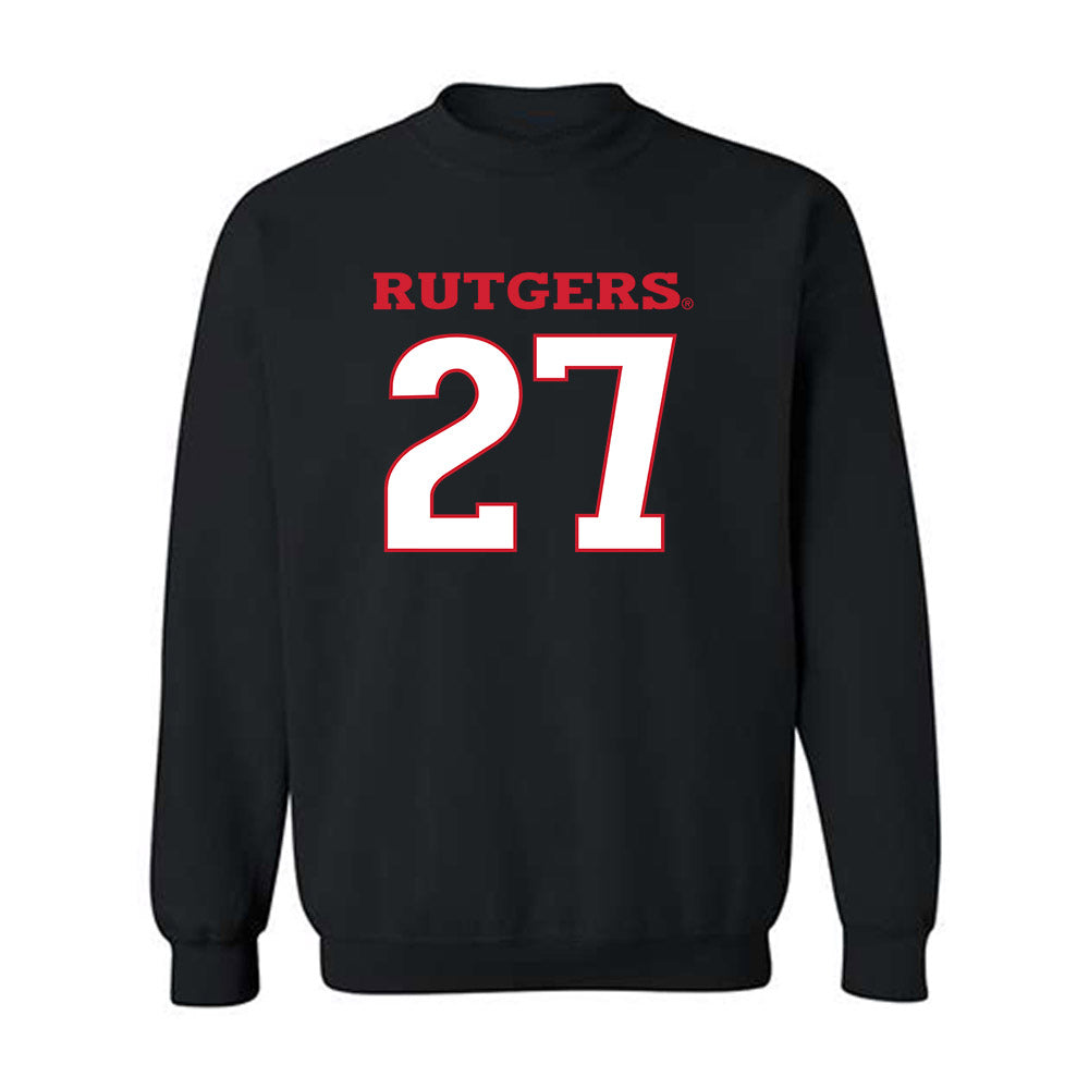 Rutgers - NCAA Baseball : Gabriel Rivera - Replica Shersey Crewneck Sweatshirt-0