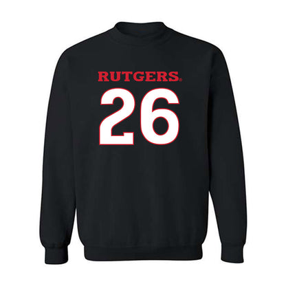 Rutgers - NCAA Women's Lacrosse : Jaclyn Guille - Replica Shersey Crewneck Sweatshirt-0