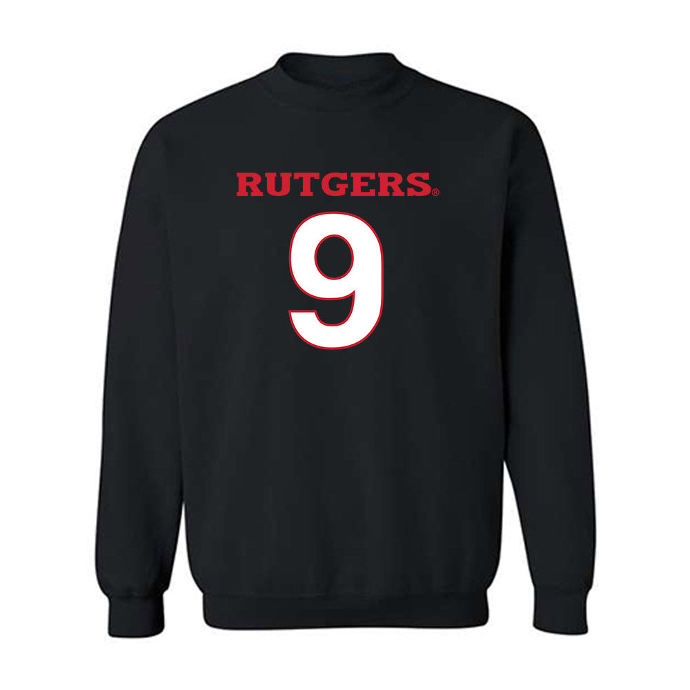 Rutgers - NCAA Baseball : Joey Erace - Replica Shersey Crewneck Sweatshirt-0