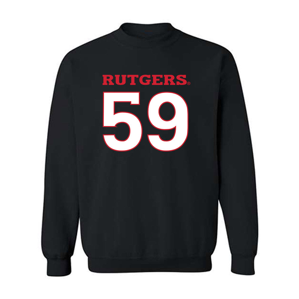 Rutgers - NCAA Football : Gus Zilinskas - Replica Shersey Crewneck Sweatshirt-0