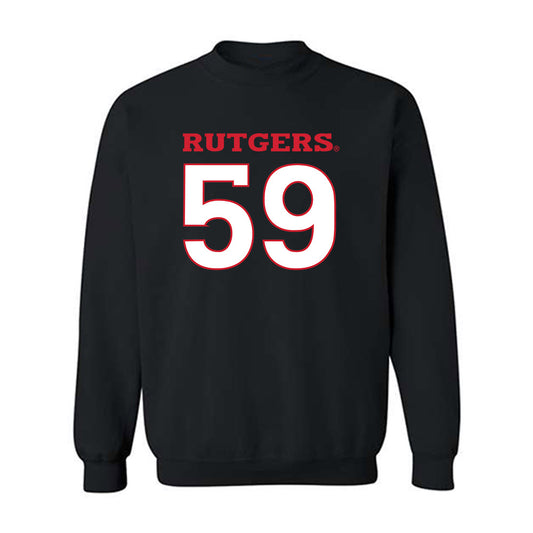 Rutgers - NCAA Football : Gus Zilinskas - Replica Shersey Crewneck Sweatshirt-0