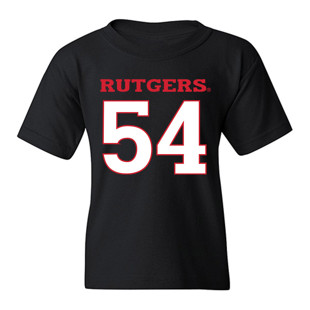 Rutgers - NCAA Football : Taj White - Replica Shersey Youth T-Shirt-0