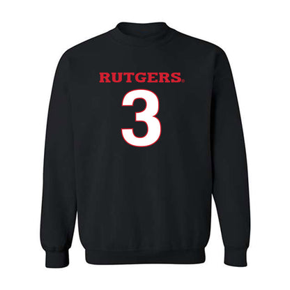 Rutgers - NCAA Women's Lacrosse : Samantha Swanovich - Replica Shersey Crewneck Sweatshirt-0