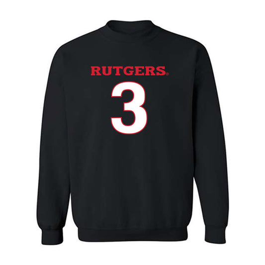 Rutgers - NCAA Women's Lacrosse : Samantha Swanovich - Replica Shersey Crewneck Sweatshirt-0