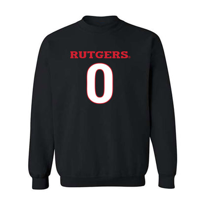 Rutgers - NCAA Men's Basketball : Tariq Francis - Replica Shersey Crewneck Sweatshirt-0