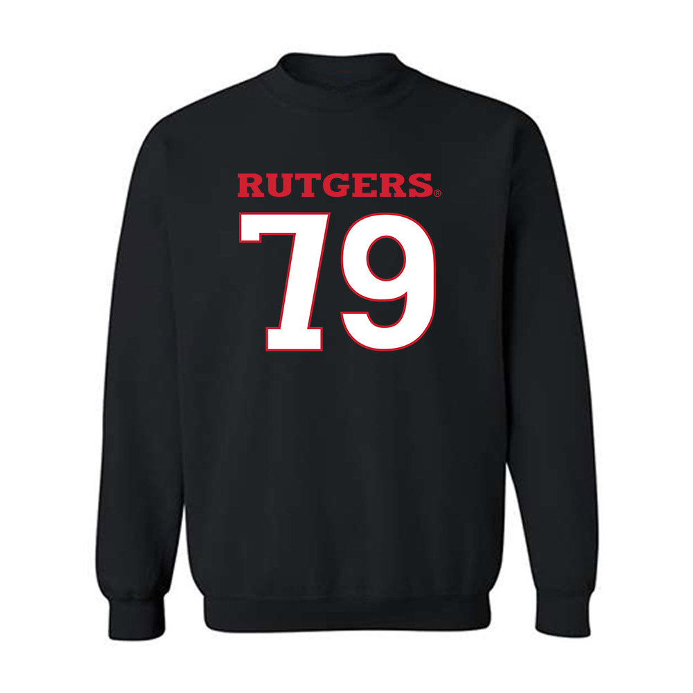 Rutgers - NCAA Women's Soccer : Adela Vasakova - Replica Shersey Crewneck Sweatshirt-0