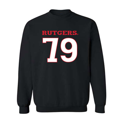 Rutgers - NCAA Women's Soccer : Adela Vasakova - Replica Shersey Crewneck Sweatshirt-0