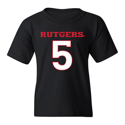 Rutgers - NCAA Football : Kaj Sanders - Replica Shersey Youth T-Shirt-0