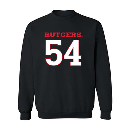 Rutgers - NCAA Football : Taj White - Replica Shersey Crewneck Sweatshirt-0