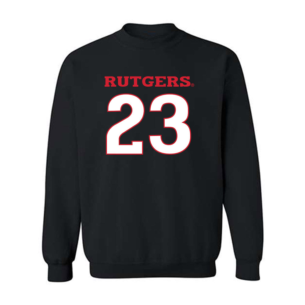 Rutgers - NCAA Football : Edd Guerrier - Replica Shersey Crewneck Sweatshirt-0
