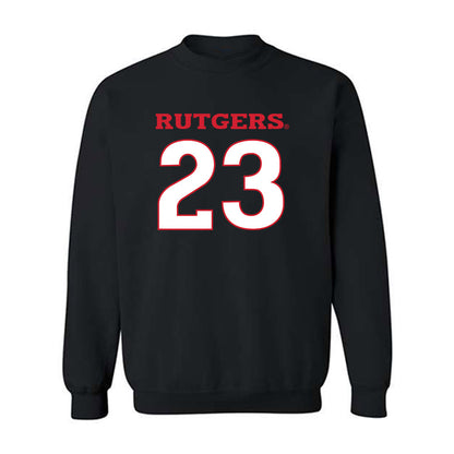Rutgers - NCAA Football : Edd Guerrier - Replica Shersey Crewneck Sweatshirt-0