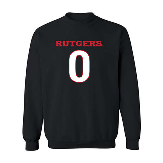 Rutgers - NCAA Women's Track & Field : Kaila Spence - Replica Shersey Crewneck Sweatshirt-0